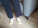 Pansy盼喜日本渔夫鞋女鞋夏季薄款透气轻便一脚蹬舒适鞋4238 乳白黄 38 实拍图