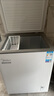 美的（Midea）143升冰柜低霜家用囤货小冷柜冷藏冷冻两用一级能效母乳小冰箱BD/BC-143KMD(E)家电国家补贴20% 实拍图