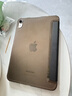 毕亚兹适用24/21款苹果ipad mini7/6 8.3英寸三折支撑保护套A17pro芯片 智能休眠稳固支撑 PB266-金刚黑 实拍图