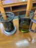 富光泡茶杯茶水分离高硼硅玻璃杯喝茶水杯子花茶杯男公道杯礼物400ML 实拍图