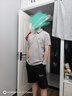 杰克·琼斯（JACK&JONES）25年polo衫男夏季无忧搭撞色罗纹翻领商务刺绣logo男士短袖POLO衫 浅灰C39 M 实拍图