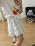 浪莎蕾丝蛋糕短裙女2025新款芭蕾风a字半身裙小个子高腰甜美蓬蓬裙子 实拍图