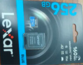 雷克沙（Lexar）256GB TF（MicroSD）存储卡 V30 A2 读160MB/s 游戏机平板行车监控录像内存卡 4K超清拍摄（BLUE） 实拍图