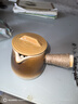 京东京造围炉煮茶烤奶罐茶煮茶器家用室内奶茶陶瓷茶壶月牙粗陶侧把煮茶壶 实拍图
