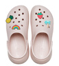 卡骆驰crocs檀健次同款经典泡芙洞洞鞋百舒适男沙滩鞋女鞋休闲鞋|207521 石英粉-6UR(含智必星) 37 (230mm) 38 实拍图