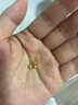 喜上眉梢喜饰黄金古法金珠999足金散珠硬金光面磨砂转运珠路路通圣诞礼物 4mm 重工古法珠单颗  0.25 实拍图