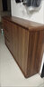 康诗苑【首发爆款】实木餐边柜靠墙一体圆角茶水柜中古风置物柜子储物柜 胡桃色三抽三门【220*40*80】 实拍图