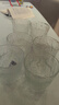 【京东物流】冰川纹玻璃杯时尚潮流ins风果汁杯酒杯水杯 冰川杯250ml6只 实拍图