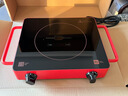 米技（MIJI） 家用电陶炉德国进口炉芯 微晶面板爆炒电磁炉大功率光波炉煮茶炒菜 人气微晶面板D4红-2000W单双圈+2H定时 实拍图