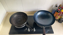 孟大锤章丘炒锅铁锅炒菜锅家用无涂层圆底锅木柄不易粘锅手工锻打燃气锅 木柄鱼鳞炒锅+3件套(已开锅) 36cm 实拍图