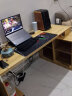 美宜德曼 电脑桌 1.6米L型右柜职员老板办公工位桌家用写字桌学习桌橡木色 实拍图
