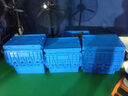  力王POWERKING 带盖周转箱 塑料物流箱子塑料收纳胶箱周转筐长方形转运胶框加厚大号 蓝色  600*400*316 实拍图