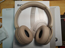 索尼（SONY）WH-CH520舒适高效头戴式无线蓝牙耳机 通话超长续航耳麦 复古便携手机游戏英语学习适用 米色 实拍图