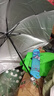 【全网爆款】手动UV折叠雨伞男女晴雨伞两用防晒遮阳黑胶伞 【新人福利】7骨手动纯色 颜色随机 实拍图
