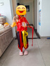 哪吒衣服套装演出服 六一儿童节表演演出服 哪吒衣服套装（十件套） 110 （全套道具） 实拍图