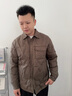 波司登（BOSIDENG）羽绒服男士秋90绒轻薄衬衫领修身短款内胆休闲通勤外套 砂岩咖|7C90 L 180/100A 体重约140-155斤 实拍图