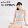 京东京造条纹内衣女文胸透气性感小胸聚拢美背文胸 果冻绿 M 实拍图