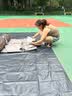 vidalido维达利多户外露营别墅帐篷两室一厅双层防雨防晒超大自动家庭帐篷 小号别墅原装地布(210*310CM) 实拍图