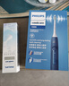 飞利浦（PHILIPS）【肖战推荐】电动牙刷钻石3系 生日礼物 成人情侣款送男生/女友 微泡水流 HX5181/02星云蓝 实拍图