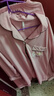 莫代尔女士睡衣女100%纯棉夏季长袖裤开衫休闲宽松大码家居服套装可外穿 【纯色简约】粉色款 2XL (建议140-160斤) 实拍图