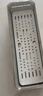 合庆304不锈钢筷子盒带盖消毒柜筷勺收纳盒筷子筒沥水餐具收纳置物架 2个装 实拍图
