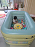 KOOCOOL儿童游泳池家用宝宝洗澡盆加厚水池婴儿小孩家庭可充气浴缸戏水池 1.3米4环升级款 | 【标准套餐】 实拍图