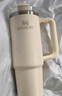 STANLEY巨无霸吸管杯水杯保温杯大容量不锈钢杯子车载办公887ML-晶粉色 实拍图