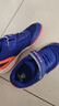 卡尔美（KELME）儿童足球鞋魔术贴免系带碎钉TF透气学生球鞋6873003 宝蓝 31 实拍图