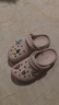 卡骆驰crocs经典云朵老爹鞋洞洞鞋时尚百搭女鞋拖鞋一脚蹬|206750 石英粉-6UR(含智必星) 34 (210mm) 实拍图