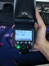 神牛（Godox） v1 闪光灯机顶外拍灯口袋灯便携摄影高速TTL锂电热靴灯 圆灯头v1闪光灯 适配尼康 实拍图