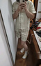 都市丽人【凉感科技】冰丝睡衣女款夏季短袖短裤仿真丝绸缎大码家居服套装 实拍图