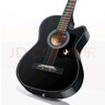 T9民谣吉他单板初学者新手入门练习琴guitar木吉它乐器jita 38英寸亮黑色+礼包【初学推荐】 实拍图