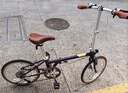大行（DAHON）D10折叠自行车20英寸10速成人复古风单车HAC003 蓝紫幻彩  实拍图