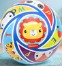 费雪（Fisher-Price）儿童玩具球 宝宝卡通小皮球拍拍球彩印球15cm炫彩生日礼物礼品 实拍图