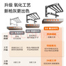 九牧（JOMOO）枪灰厨卫挂件毛巾浴巾架置物架太空铝免打孔浴室挂件93058 双折叠挂件【四件套】 实拍图