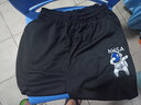 百鹊亭买一送一包邮】裤子男秋冬季运动宽松直筒裤港风百搭束脚休闲卫裤 太空人黑色+黑色 【2件装】 2XL 实拍图