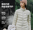 伯希和（Pelliot）[经典2.0]羽绒冲锋衣三合一男女鹅绒内胆春秋外套124401042白M 实拍图