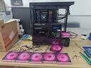 丛林豹棱镜4pro升级6pro 机箱风扇12CM散热风扇神光同步5V3针ARGB幻彩温控12厘米4pin pwm海景房风扇静音 棱镜6 max【黑色反叶】 实拍图