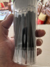 晨光（M&G）文具0.5mm黑色按动中性笔替芯 速干ST头刷题大容量笔芯 i-write考试专用替芯 30支/桶2637A考研 实拍图