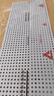 巨格304不锈钢冲孔板阳台防盗窗垫板窗台花架防护栏网垫防坠落防盗网 1.0加厚包边工艺304不锈钢定制 实拍图