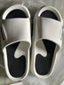 回力运动拖鞋男夏季可外穿户外eva厚底防滑高档潮流踩屎感凉拖鞋男士 白色 40-41 实拍图