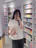 哈鲁迪白色短袖t恤女小个子正肩翻领刺绣夏季修身百搭文艺学院风POLO衫 白色 M (80-100斤） 实拍图