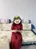 俞兆林（YUZHAOLIN）中高考旗开得胜旗袍妈妈夏装连衣裙2026新款喜婆婆婚宴装礼服裙子 FlvX8561566 红色 2XL （建 议105-120斤） 实拍图