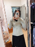 蕉下（beneunder）运动防晒衣女AL900辣妹防晒服防紫外线显瘦户外木野绿L 实拍图