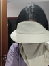 蕉下（beneunder）防晒口罩脸基尼帽檐防晒面罩全脸女防风透气防紫外线米月白AL341 实拍图