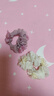 奇美拉（CHIMERA）2件水钻发圈丸子头头绳马尾肠圈发饰高档头饰皮筋女生日礼物 实拍图