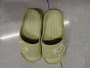百慕倾臣儿童拖鞋女孩夏季eva卡通亲子百搭居家浴室洗澡防滑凉拖鞋男宝宝 绿色 34-35 【内长约22cm】 实拍图