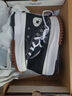 匡威（Converse）官方 Run Star Hike高帮帆布流星厚底鞋黑色166800C 166800C/黑色 39 实拍图
