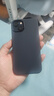 W&P适用苹果13手机壳iPhone13保护套全包防摔液态硅胶软壳简约商务男女新款经典黑wp 实拍图