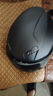 Andes HELMET3c认证电动摩托车头盔男四季女士夏季头盔安全帽四季通用夏天半盔 哑黑黑茶短【升级3C款】 均码 实拍图